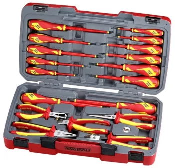 Image of Teng Tools TV18N 18 Piece Insulated Screwdriver & Pliers Set (1000V)