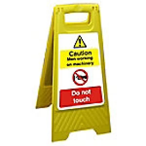 Image of Floor Sign Men Working Polypropylene 60 x 30 cm