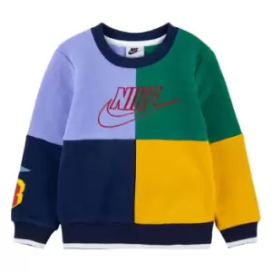 Image of Nike Amplify Fleece Crew Sweater Infant Boys - Blue