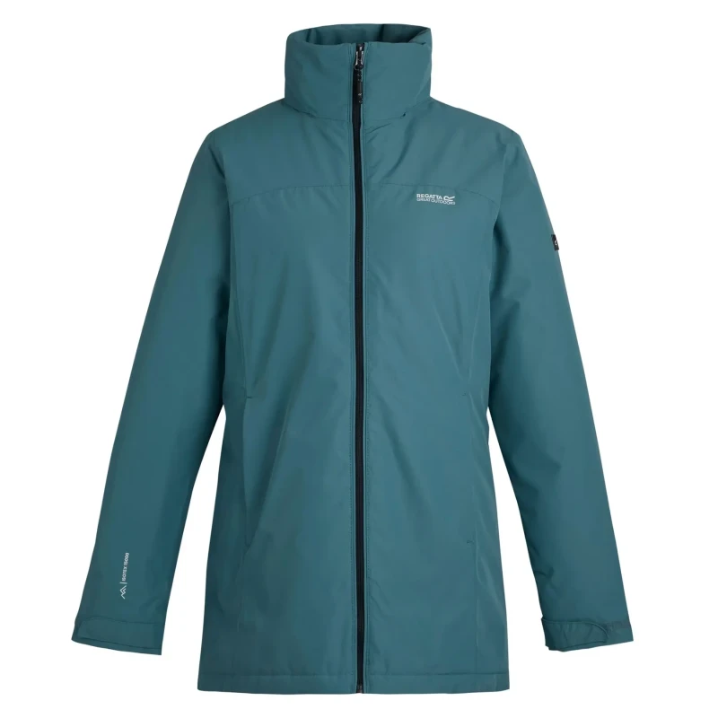 Image of Womens waterproof jacket Regatta Tamlin Bleu Female 50