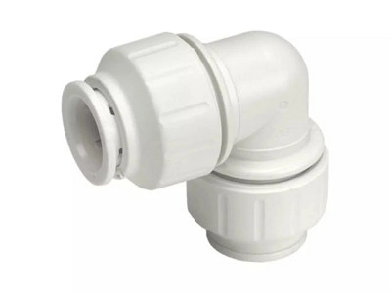 Image of John Guest Speedfit 15mm Push Fit Elbow Connector - Pack Of 2 For Quick Plumbing Solutions