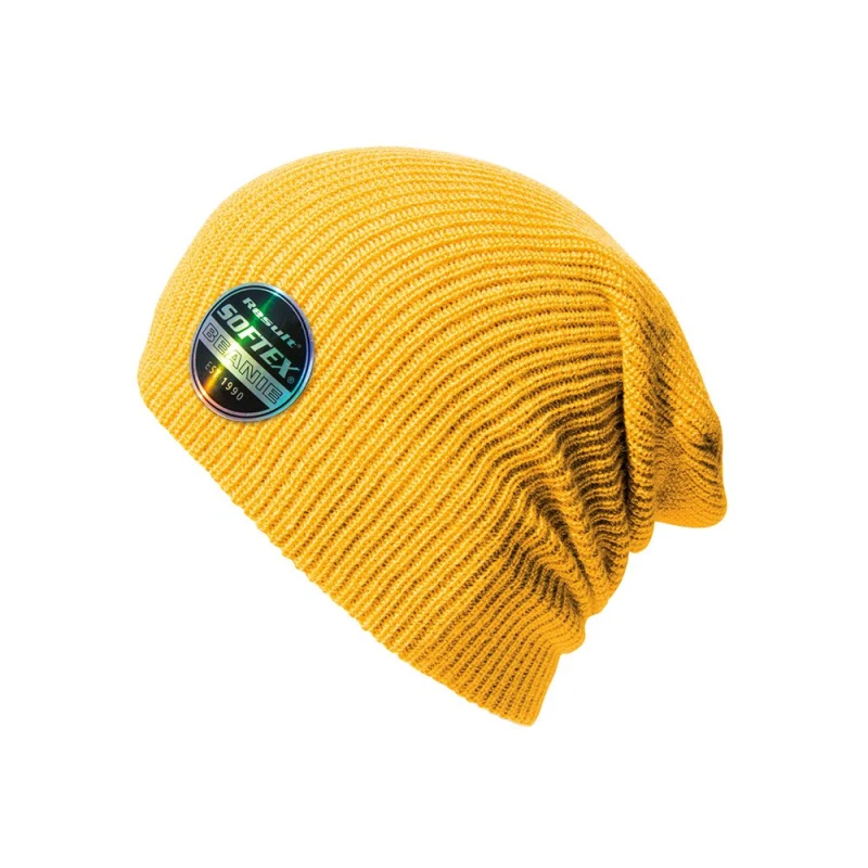 Image of Result Core Mens Soft Beanie in Gold Gold Male One Size