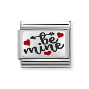 Image of Nomination Classic Silver Be Mine with Hearts Charm