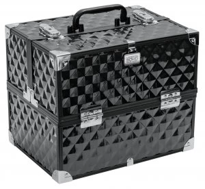 Image of SOHO Black Digital Diamond Large Vanity Case