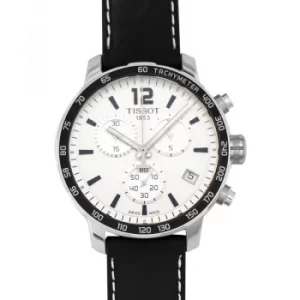 Image of T-Sport Quickster Chronograph Quartz Silver Dial Mens Watch