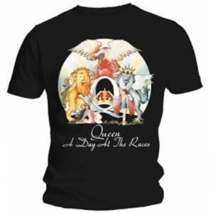 Image of Queen A Day At The Races Mens Black T Shirt: Medium