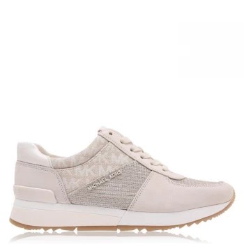 Image of Michael Kors MMK Allie Suede Runners - Champagne 104