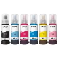 Image of Epson 107 Black and Colour Ink Bottle Multipack (Original)