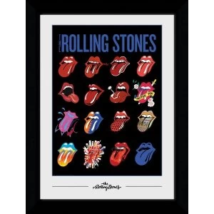 Image of Rolling Stones Tongues 50 x 70 Collector Print