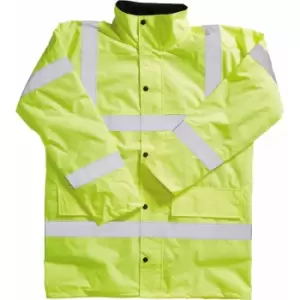 Image of Blackrock Hi-Viz Coat Adult - Small Yellow - 8000203