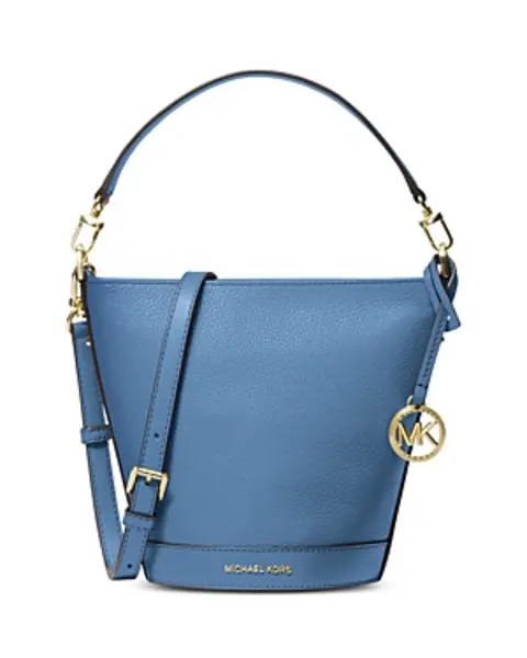 Image of Michael Kors Townsend Small Leather Convertible Bucket Crossbody