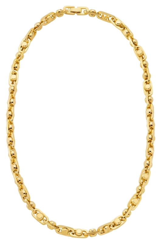 Image of Michael Kors MKJ835600710 ASTOR LINK Gold-Tone Chain Jewellery