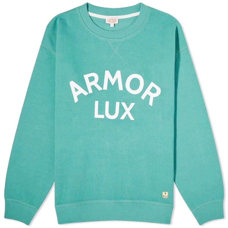 Image of Armor-Lux Womens screen-printed sweatshirt Armor-Lux Heritage Vert Female L