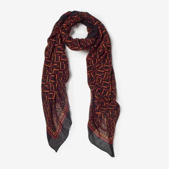 Image of Biba Printed Scarf - Geo Print
