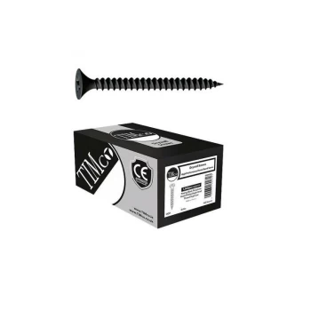 Image of 3.5 x 25mm Drywall Fine Thread Black Screws Qty 1000 - Timco