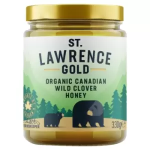 Image of St Lawrence Gold Organic Wild Clover Honey, 330g