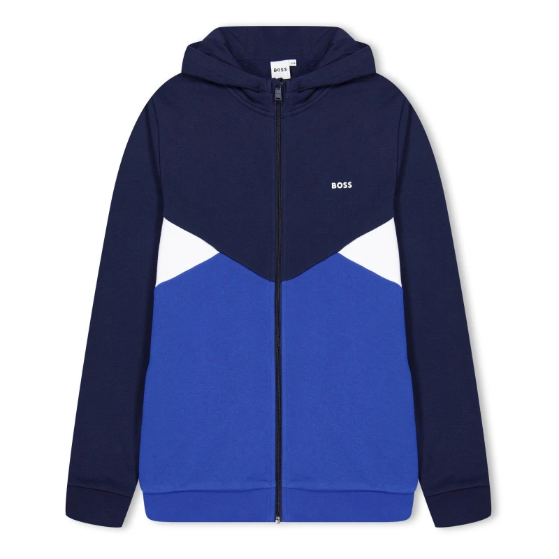 Image of Boss Zip Hoodie Juniors - Blue Blue 11 - 12 Years