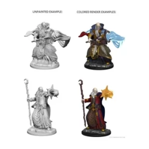 Image of D&D Nolzur's Marvelous Unpainted Miniatures 2x Human Male Wizard