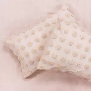 Image of Linen House Haze Pillowcase Pair Cotton Peach