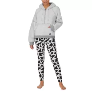 Image of DKNY Hoodie and Leggings Set - Black