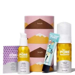 Image of benefit Holiday Pore Score Pore Minimising Cleanser, Toner and Porefessional Primer Gift Set