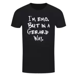 Image of Grindstore Mens Im Emo But In A Gerard Way T-Shirt (M) (Black)