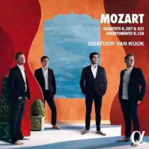 Image of Mozart Quartets K387 & 421/Divertimento K138 by Wolfgang Amadeus Mozart CD Album