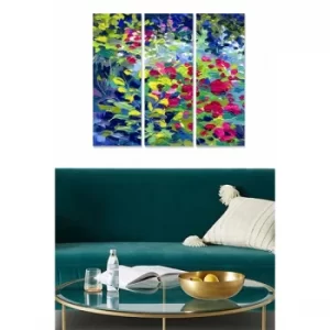 Image of MDF85103236 Multicolor Decorative MDF Painting (3 Pieces)