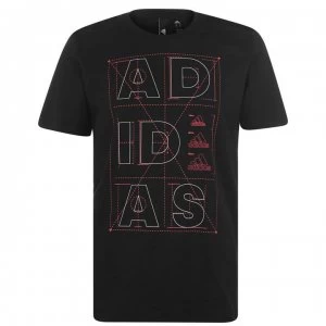 Image of adidas ID Linear T Shirt - BLACK