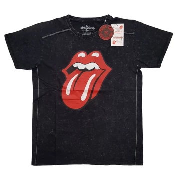 Image of The Rolling Stones - Classic Tongue Unisex X-Large T-Shirt - Black