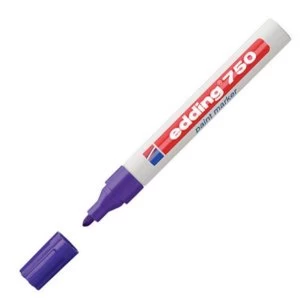 Image of Edding 750 Paint Marker Bullet Tip 2 4mm Blue 1 x Pack of 10 Paint Markers