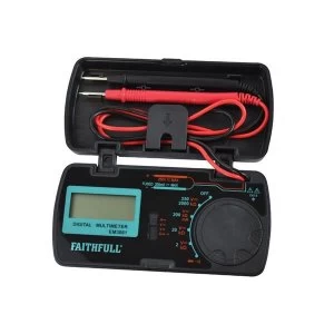 Image of Faithfull Pocket Portable Multimeter