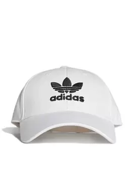 Image of adidas Originals Baseball Classic Trefoil Cap - White/Black Size M Men