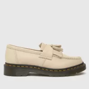 Image of Dr Martens Beige Adrian Loafer Flat Shoes