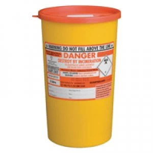 Image of St Johns Ambulance Sharps Bin 5 Litre Yellow F78022