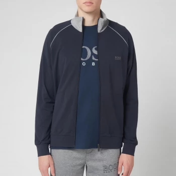 Image of Hugo Boss Mix and Match Zip Through Jacket Navy Size S Men