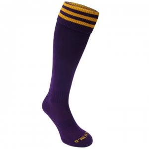 Image of ONeills Football Socks - Purple/Amber