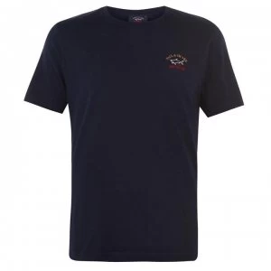 Image of Paul And Shark Crew Logo T Shirt - Navy 013