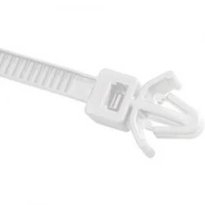 Image of Cable tie 200 mm Ecru Spring toggle Heat resistant HellermannTy