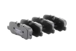 Image of RIDEX Brake pad set 402B0438 Brake pads,Brake pad set, disc brake LAND ROVER,Range Rover Sport (L320),Range Rover III (L322),Discovery III (L319)