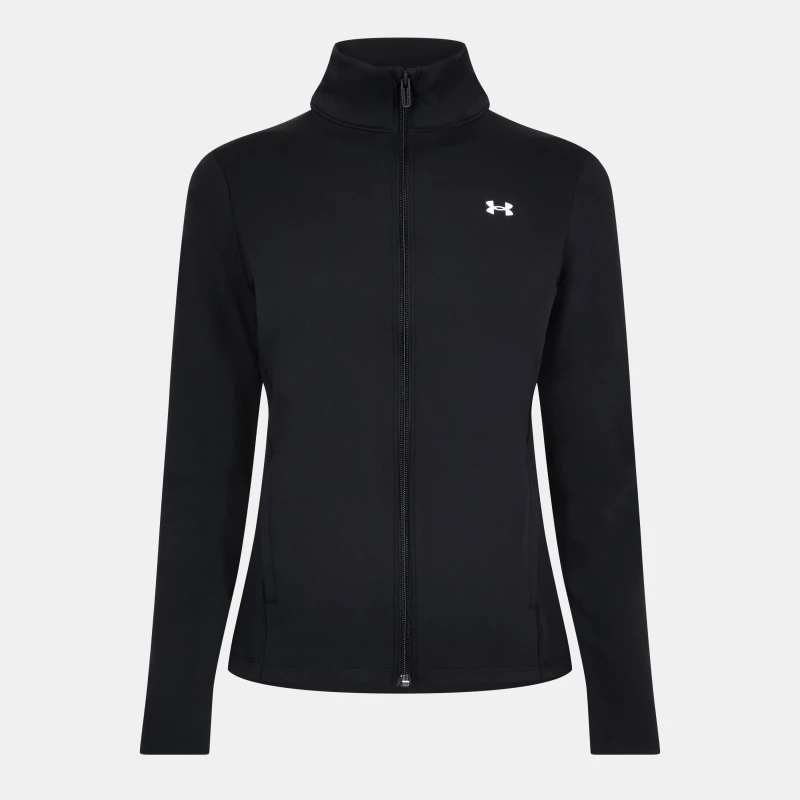 Image of Under Armour Womens Moisture-Wicking Weather Resistant Performance Training Jacket Black female 8 (XS)