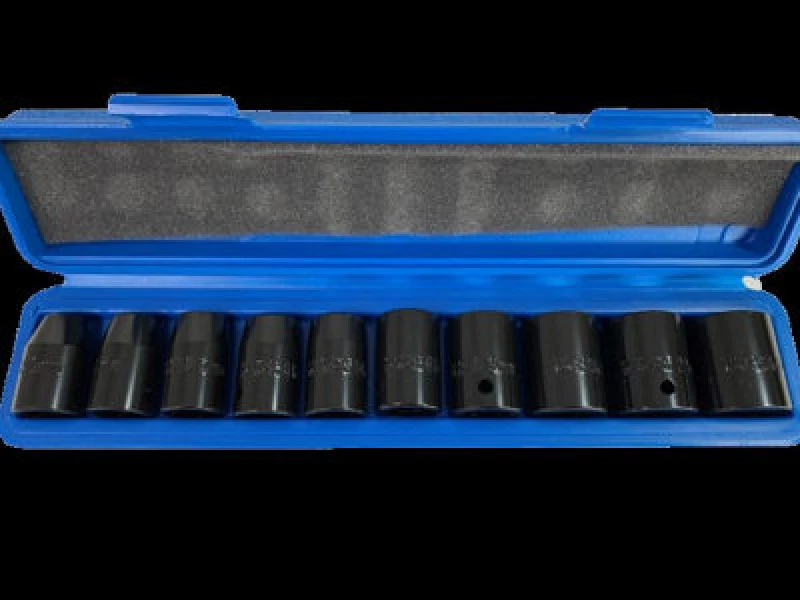 Image of Toolzone 10 Piece 1/2" Shallow Impact Sockets KDPSS125