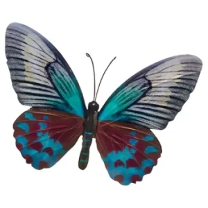 Image of Bright Butterfly Wall Art teal