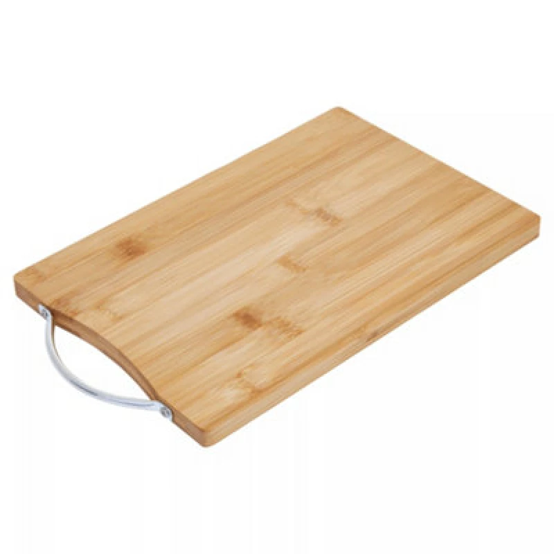 Image of Premier Housewares Versatile Small Wooden Chopping Board, Stylish Food Chopping Board, Sustainable Kitchen Cutting Board Natural
