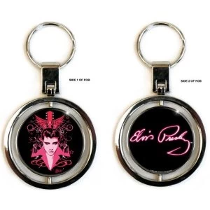 Image of Elvis Presley - Let's Face It Keychain