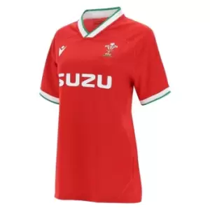 Image of Macron Wales Home Shirt 2020 2021 Ladies - Red