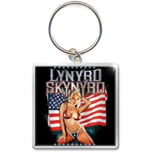 Image of Lynyrd Skynyrd - American Flag Keychain