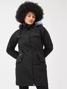 Image of Regatta Giovanna Fletcher - Samaria Jackets Waterproof Insulated Jacket - Black, Size 16, Women