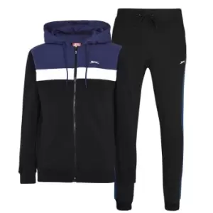 Image of Slazenger Full Zip Tracksuit - Black