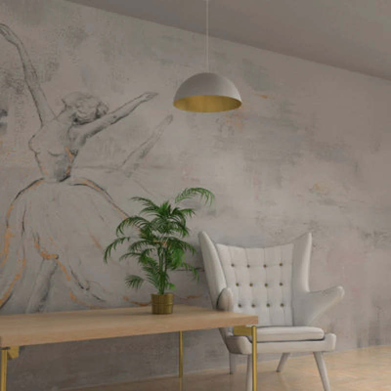 Image of Milagro Beta Hand Made Designer Pendant Lamp 45Cm 1Xe27 In Matt White With Gold Interior